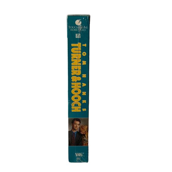 Turner & Hooch (VHS, 1996) Tom Hanks Vintage Touchstone Home Video - Picture 5 of 7